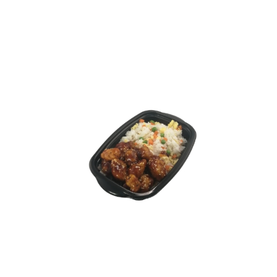 Porc Caramel Et Riz Legume
