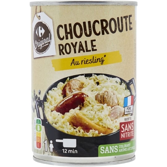 Plat cuisiné choucroute Royale CARREFOUR ORIGINAL