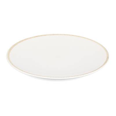 Collection Linea Assiette plate 21cm beige Linea, 1 pièce