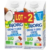 BJORG Crème de coco légère bio
