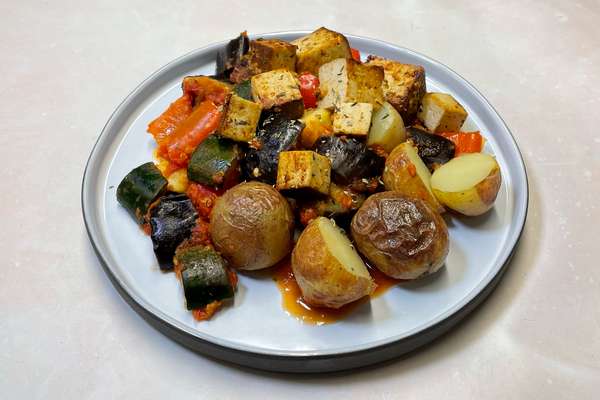 Tofu grillé & ratatouille, Frichti (420 g)