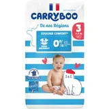 Couches ultra absorbantes T3 / 4-9 kg, Carryboo de Nos Régions (50 couches)