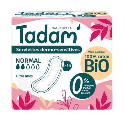 Serviettes ultra normal, Tadam' (x 16)
