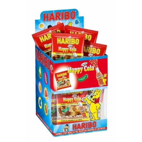 Happy Cola 40 Gr   30 Sachets Haribo