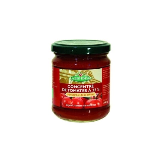 Concentre De Tomates 22% 200g - Bioidea LA BIO IDEA