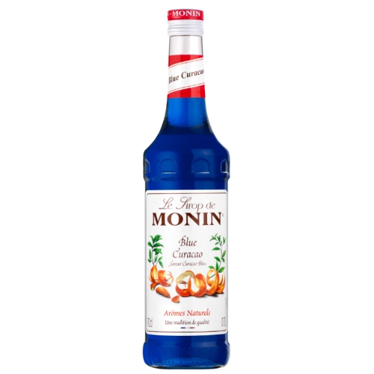 Le Sirop Saveur Curacao Bleu aux Arômes Naturels MONIN