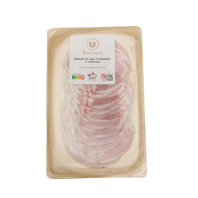 Pancetta des Pyrénées VPF, 100g