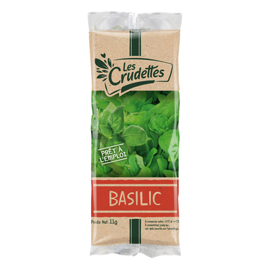 Basilic - Les Crudettes - Barquette 11g
