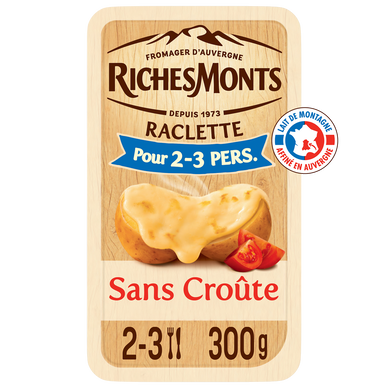Raclette sans croûte lover RICHE MONTS 300g