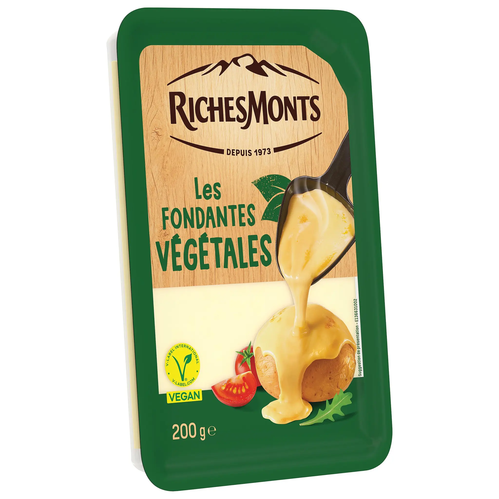 RICHESMONTS Fromage tranches végétales fondantes