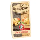 RICHESMONTS Fromage à raclette nature et poivre sans croûte