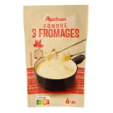 AUCHAN Fondue aux 3 Fromages