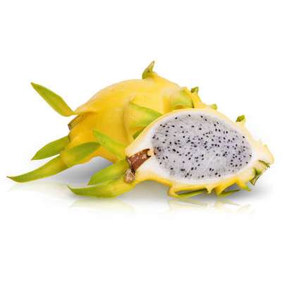 Pitaya jaune ou fruit du dragon "mûr à point" (calibre moyen), Équateur