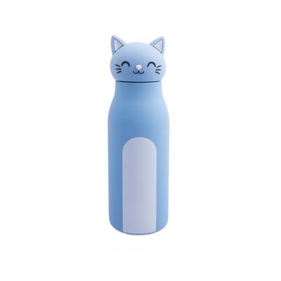 Dotz Bouteille en acier inoxydable à double paroi avec paille en silicone Mia, 350ml