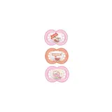 Mam Sucette Original 18 Mois Et + Silicone Fille Lot De 3 Référence 18 MAM