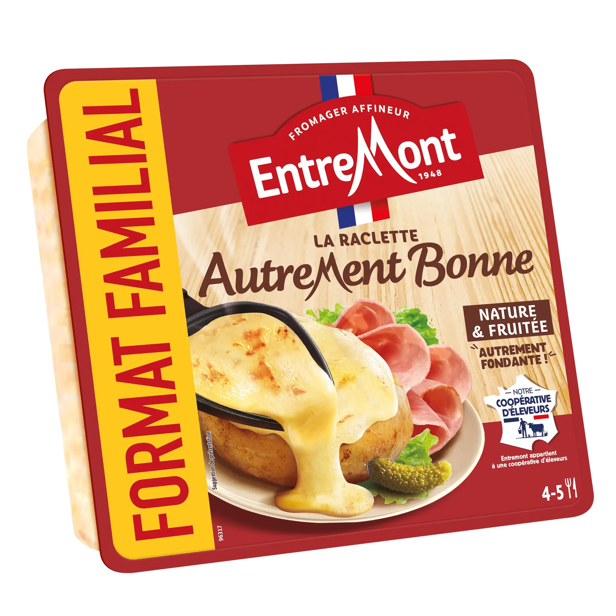 ENTREMONT Autrement Bonne fromage à raclette en tranches