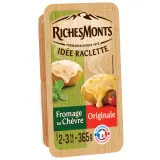 RICHESMONTS Duo de fromages à raclette nature et chèvre