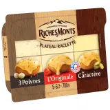 RICHESMONTS Plateau raclette classique 3 poivres et de caractère
