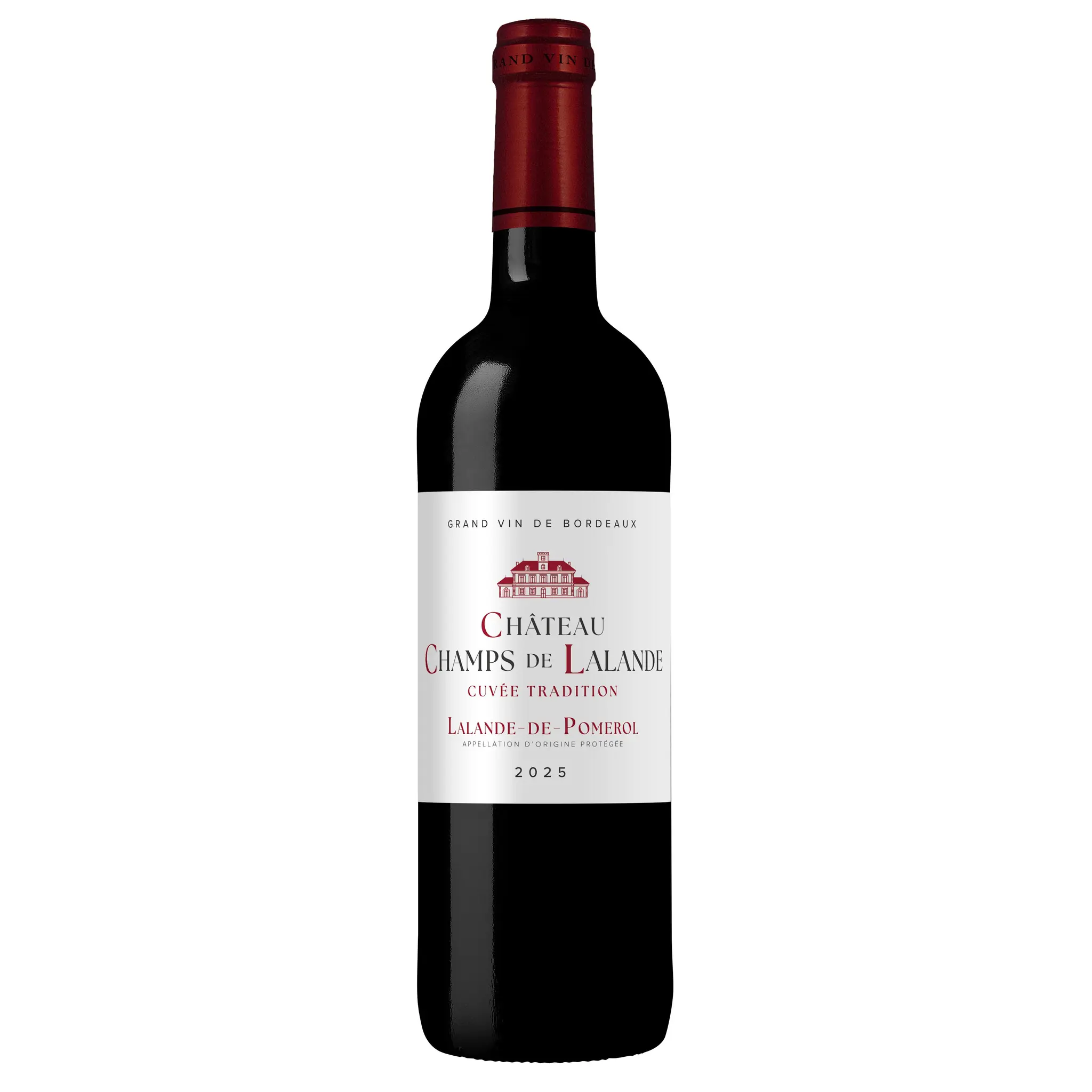 AOP Lalande de Pomerol Château Champs de Lalande Rouge 2025 Cuvée Tradition HVE