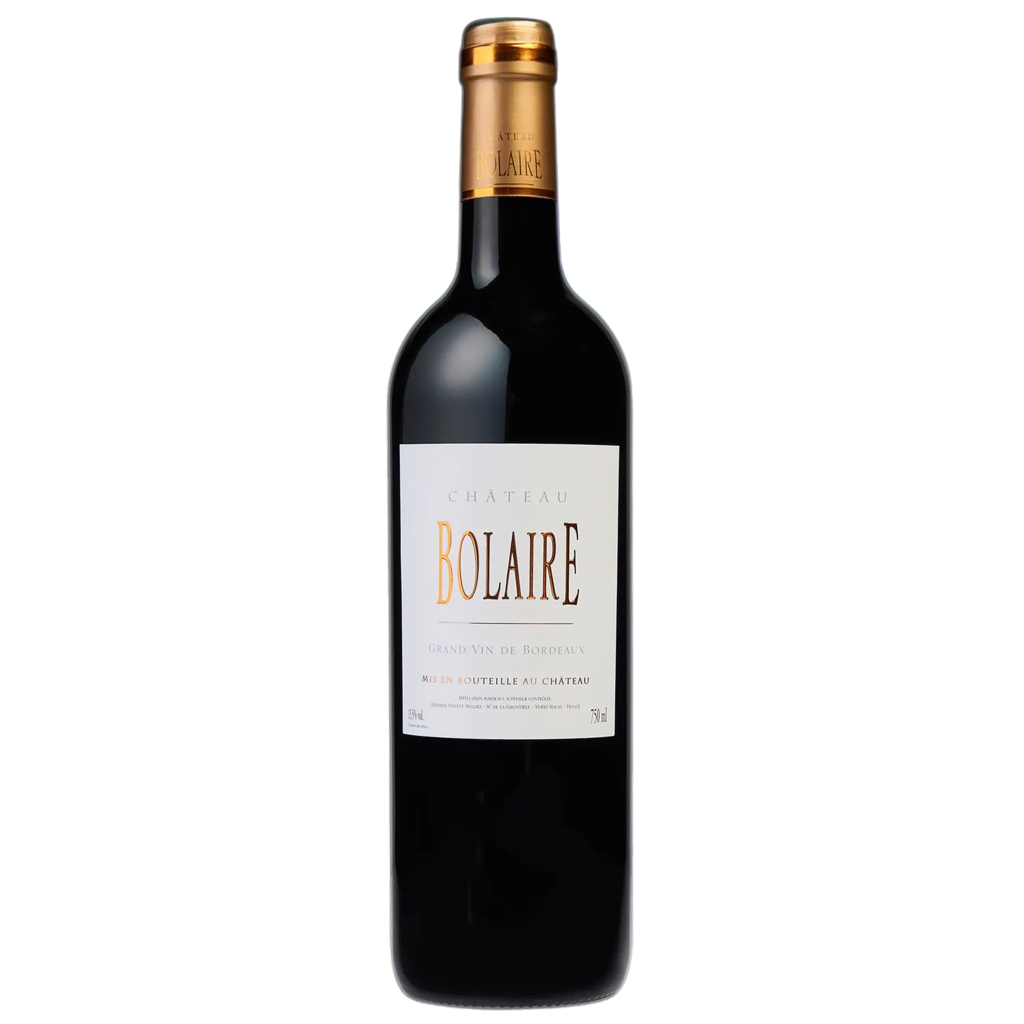 AOP Bordeaux supérieur Château Bolaire rouge
