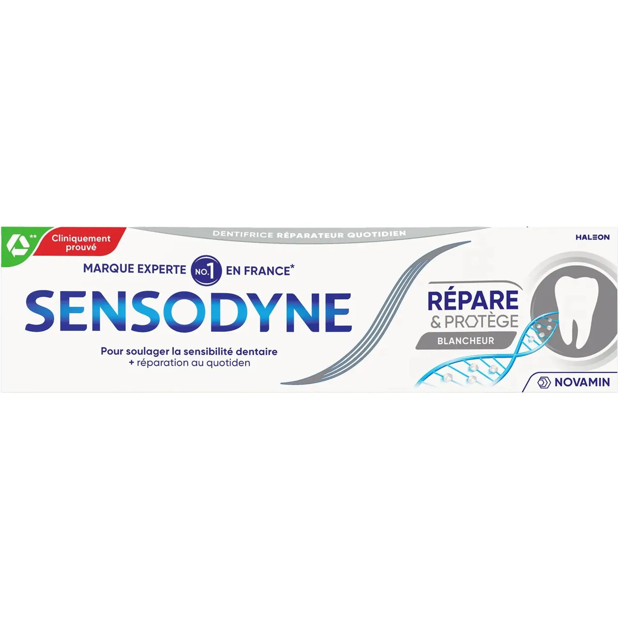 SENSODYNE Dentifrice répare & protège blancheur quotidien