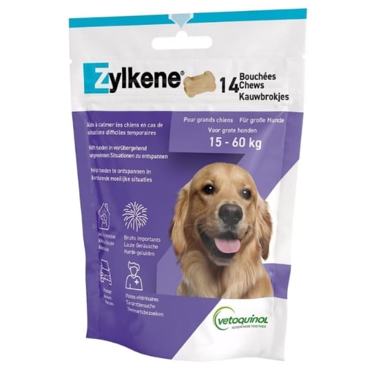 Aliment Complémentaire Chien Anti-stress Chews Zylkene - Chien 15-60 Kg ZYLKÈNE