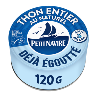 Thon au naturel msc PETIT NAVIRE 120g