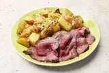 Rôti de boeuf, pommes de terre confites & gremolata, Frichti (345 g)