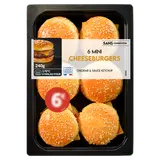 Mini cheesburgers boeuf français, 6 pièces, 240g