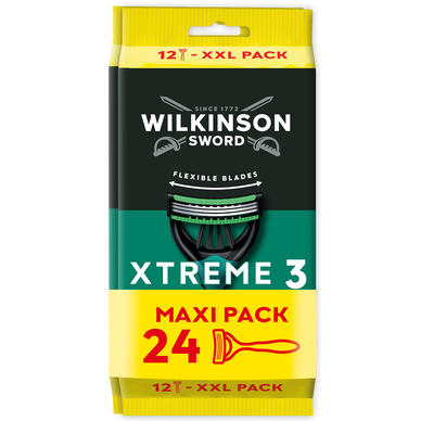 Rasoirs Jetables Xtreme 3 Sensitive Comfort WILKINSON - x12 Lot de 2