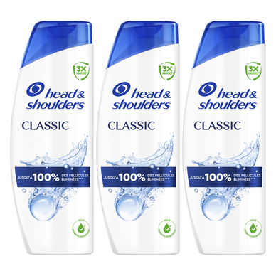 Head & Shoulders Base Shampooing Antipelliculaire Classic 3X330ML