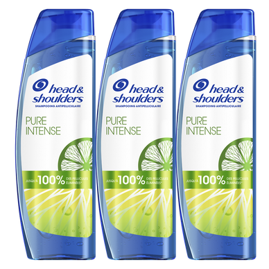 Shampooing oil control HEAD & SHOULDERS Base 3x250ml