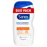Huile de douche Derma care surgras SANEX lot 2x425mL