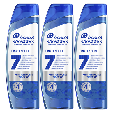 Shampooing multiaction HEAD&SHOULDERS 7in1 3x250ml