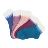 Lot de 5 paires de socquettes femme
