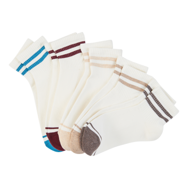 Lot de 5 paires de socquettes sport femme