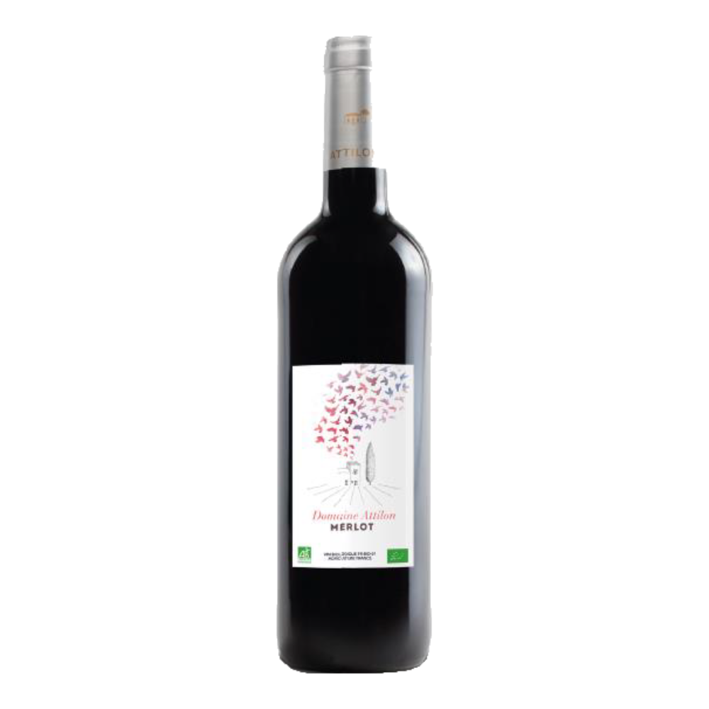 Vin rouge IGP Pays Méditerranée Merlot "Collection Allusion" bio