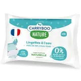 Lingettes bébé sans parfum à l'eau pure BIO, Carryboo (x 58)
