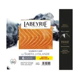 Saumon fumé au bois de hêtre atlantique d'Islande LABEYRIE