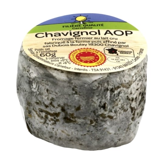 Fromage de Chèvre Chavignol Bleu A.O.P IGP FILIERE QUALITE CARREFOUR