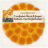 Mini Brioches Coeur Fondant aux Noix de St Jacques MIX BUFFET