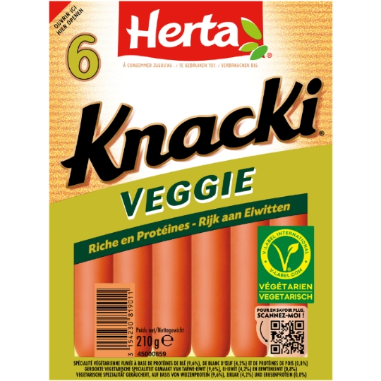 Knacki Saucisses Végétales HERTA