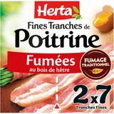 Poitrine de Porc Fumée au Bois de Hêtre HERTA