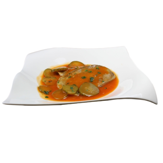 Plat cuisiné Langue De Boeuf Sauce Piquante LECHEF