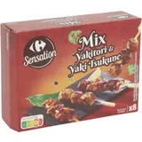 Brochettes Mix Yakitori et Yaki Tsukune CARREFOUR SENSATION