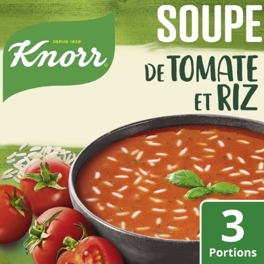 Soupe Déshydratée Tomate et Riz KNORR