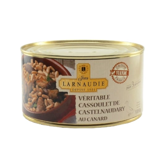 Cassoulet  au canard CaqtelNaudary JEAN LARNAUDIE