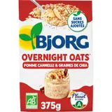 Céréales Overnight Oats* Pomme Cannelle & Graines de Chia BJORG