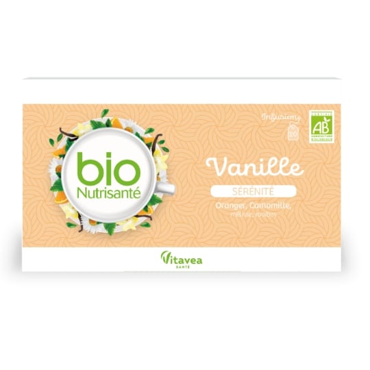 Infusion Sérénité Vanille Oranger Camomille BIONUTRISANTE