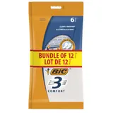 Rasoirs Jetables 3 Lames Comfort Homme BIC